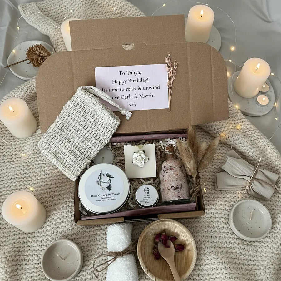 Rose Geranium - Handmade Box gift boxes