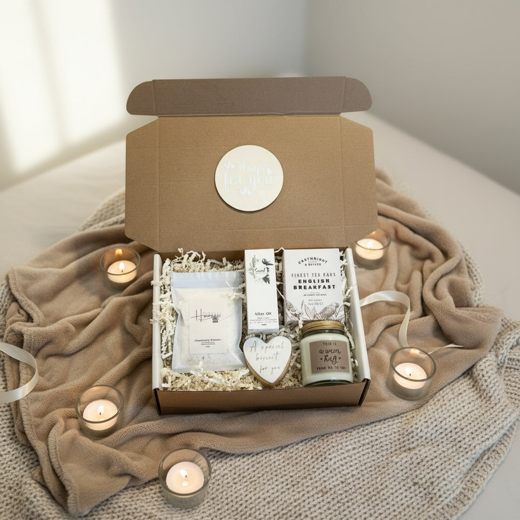Warm Hugs Gift Box for Loved Ones Surreal Hampers UK Based