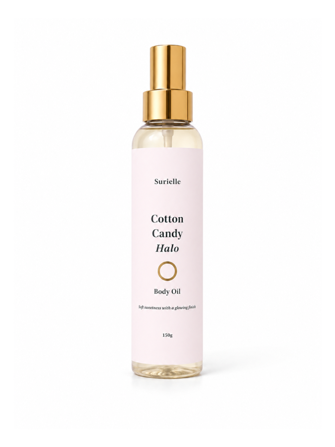 Cotton Candy Halo body oil for self care gift box, perfect for pamper hampers and glowing skin