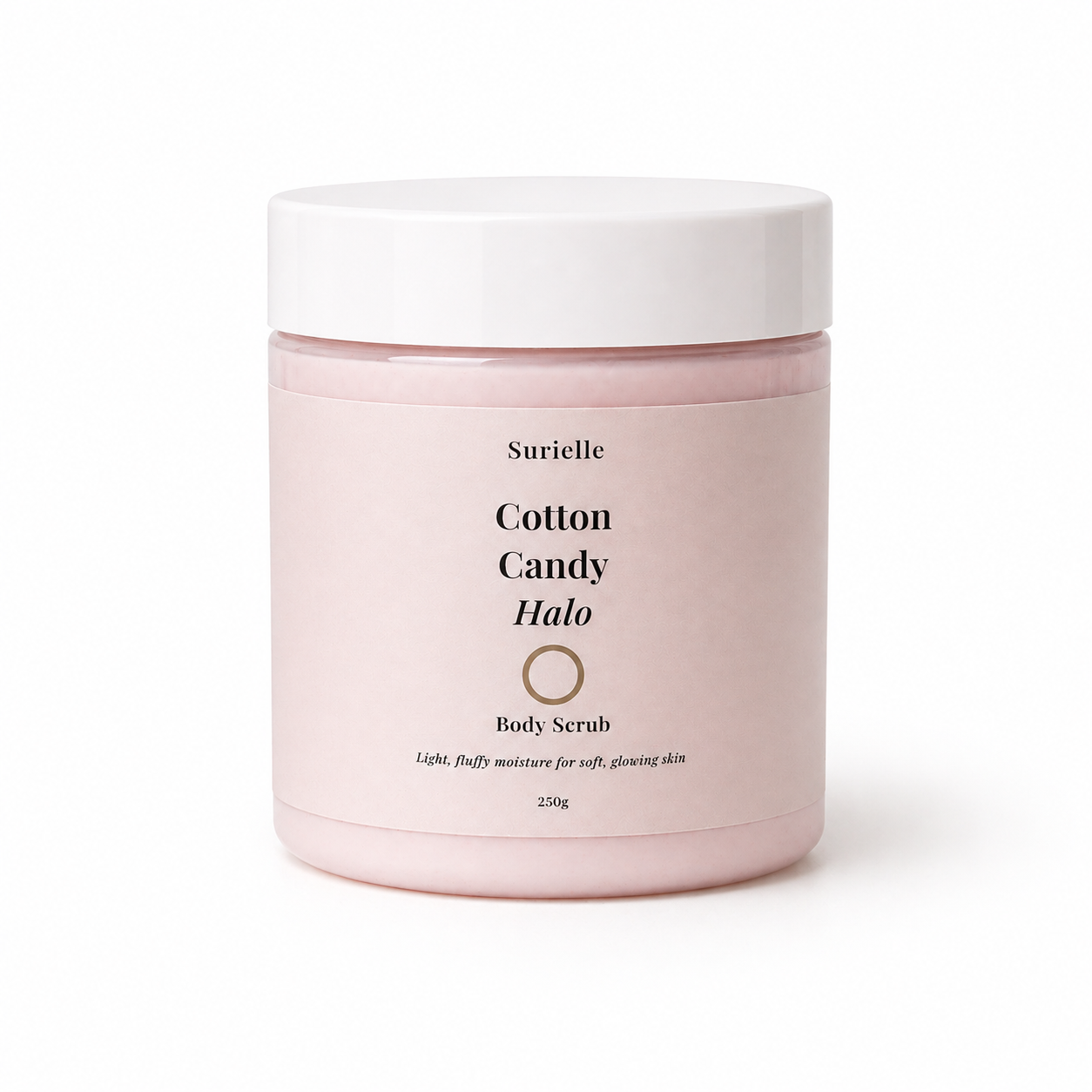 Cotton candy scrub for self care gift box, perfect for pamper hampers and glowing skin