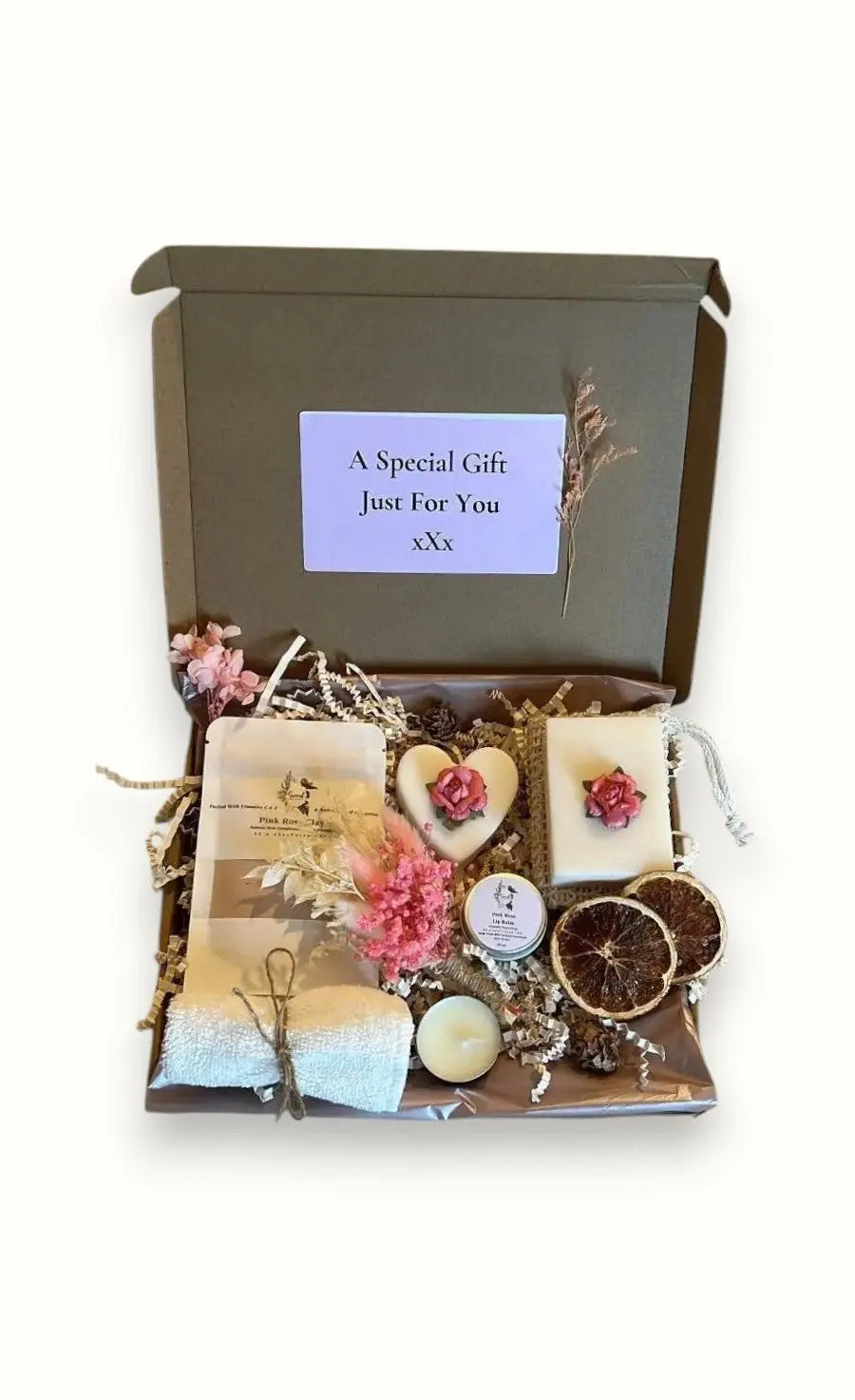 Handmade gifts UK, for best friends, sister, daughter, Mother. Natural skincare personalised gifts 