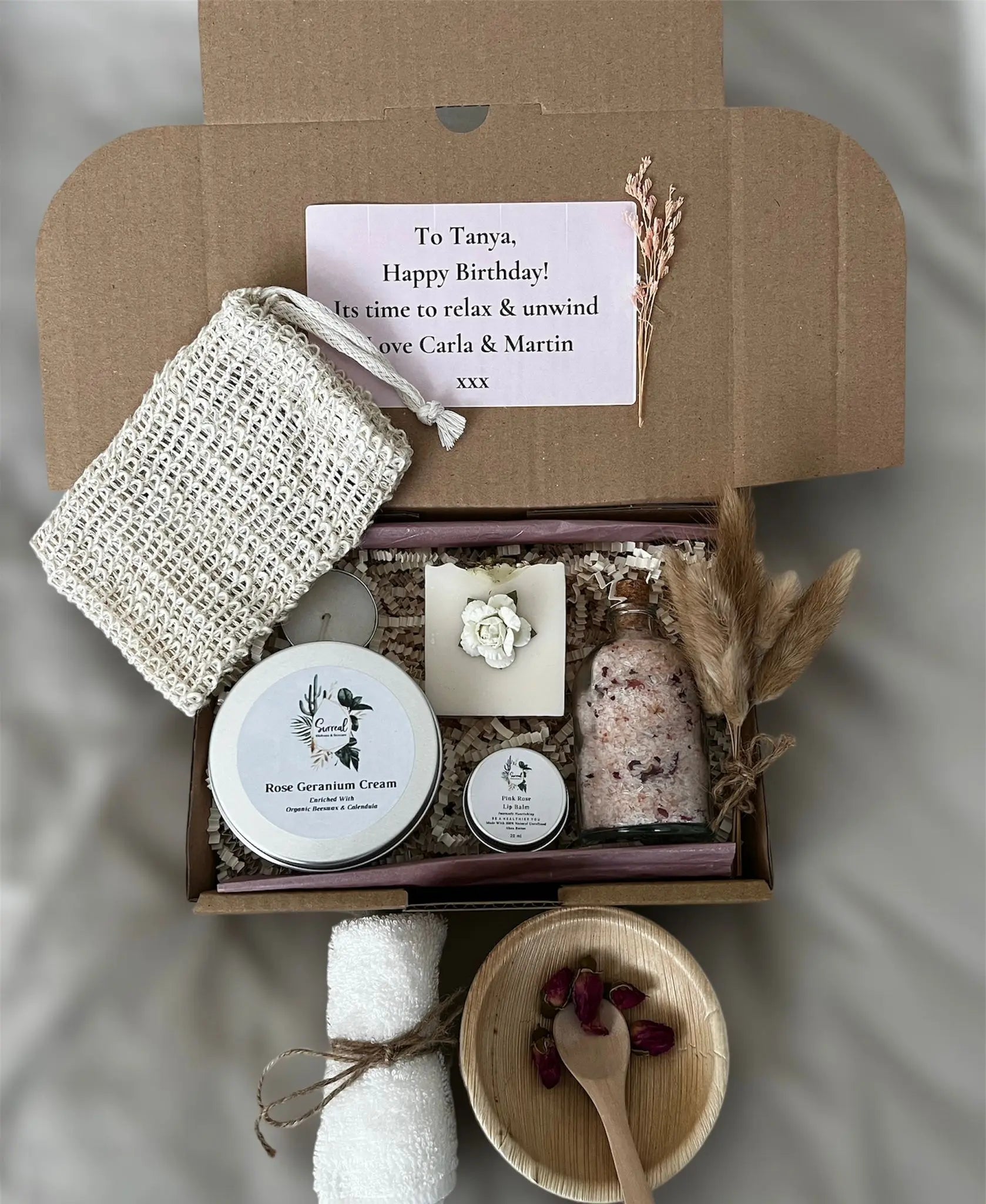 Rose Geranium - Handmade Box gift boxes