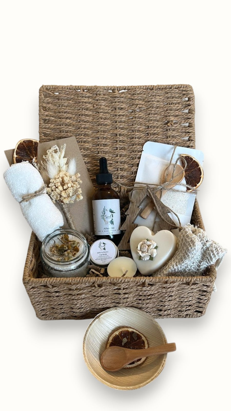 Chamomile Dreams Wicker Basket