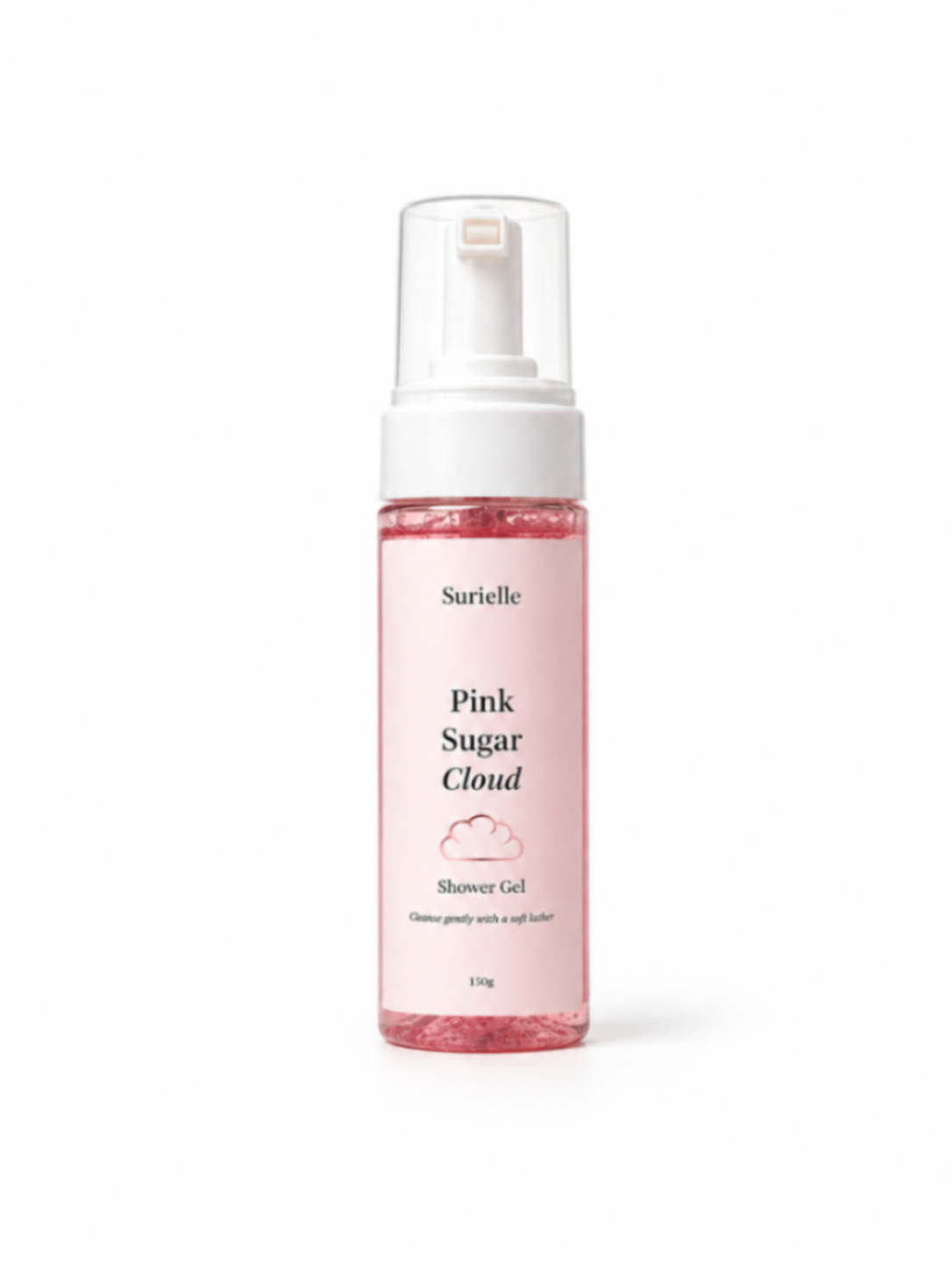 Pink sugar cloud shower gel for self care gift box, perfect for pamper hampers
